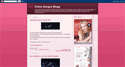 Desktop Screenshot of krickedesign.blogspot.com
