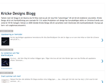 Tablet Screenshot of krickedesign.blogspot.com
