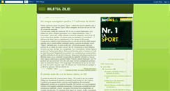 Desktop Screenshot of biletul-zilei-pariuri-sportive.blogspot.com