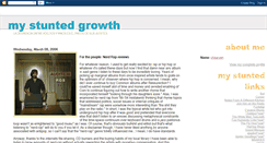 Desktop Screenshot of mystuntedgrowth.blogspot.com