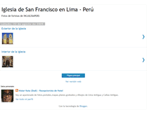 Tablet Screenshot of iglesiadesanfranciscoenlima.blogspot.com