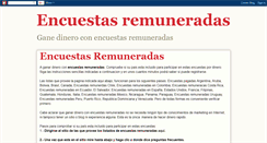 Desktop Screenshot of encuestas-remuneradasi.blogspot.com
