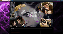 Desktop Screenshot of ficsfanstwilightawards.blogspot.com