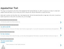 Tablet Screenshot of irmappalachiantrail.blogspot.com