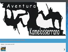 Tablet Screenshot of kamelosserrano.blogspot.com