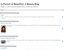 Tablet Screenshot of inpursuitofbeautiful.blogspot.com