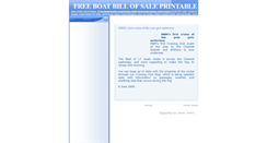 Desktop Screenshot of free-boat-bill-of-sale.blogspot.com