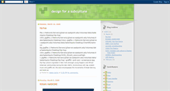 Desktop Screenshot of designforasubculture.blogspot.com