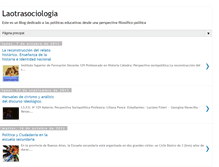 Tablet Screenshot of laotrasociologia.blogspot.com