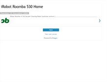 Tablet Screenshot of irobot-roomba530.blogspot.com