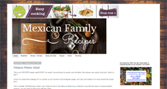 Desktop Screenshot of mexicanfamilyrecipes.blogspot.com