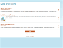 Tablet Screenshot of dodatnodelo.blogspot.com