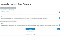 Tablet Screenshot of materiilmupelajaran.blogspot.com