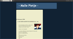 Desktop Screenshot of mallepietje.blogspot.com