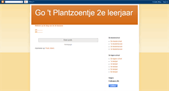 Desktop Screenshot of goplantzoentje2.blogspot.com