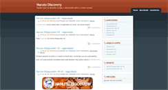 Desktop Screenshot of narutodiscovery.blogspot.com