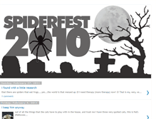 Tablet Screenshot of dgspiderfest2010.blogspot.com