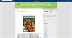 Desktop Screenshot of pipeorganstamps.blogspot.com