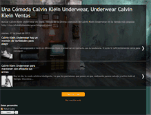 Tablet Screenshot of es-calvinkleinunderwear.blogspot.com