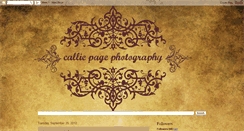 Desktop Screenshot of calliepagephotography.blogspot.com