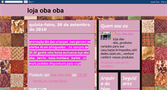 Desktop Screenshot of lojaobaoba.blogspot.com