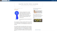 Desktop Screenshot of daviddavisleader.blogspot.com