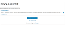 Tablet Screenshot of buscainmueble.blogspot.com