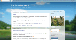Desktop Screenshot of bushbackyard.blogspot.com