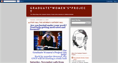 Desktop Screenshot of gradwomensproject.blogspot.com