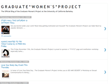 Tablet Screenshot of gradwomensproject.blogspot.com