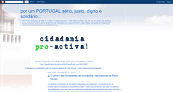 Desktop Screenshot of cidadaniaproactiva.blogspot.com