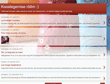 Tablet Screenshot of koostegemiseroom.blogspot.com