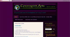 Desktop Screenshot of greenspiritarts.blogspot.com
