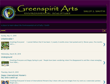 Tablet Screenshot of greenspiritarts.blogspot.com