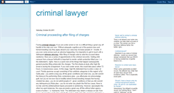 Desktop Screenshot of crimlawyer.blogspot.com