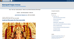 Desktop Screenshot of ganapatidarshan.blogspot.com