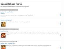 Tablet Screenshot of ganapatidarshan.blogspot.com