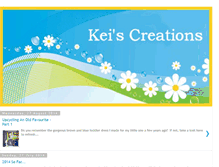 Tablet Screenshot of keiscreations.blogspot.com