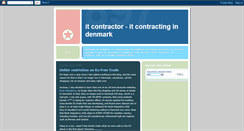 Desktop Screenshot of itcontractordk.blogspot.com