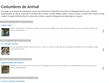 Tablet Screenshot of costumbresdeanimal.blogspot.com