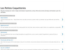 Tablet Screenshot of lespetitescoquetteries.blogspot.com