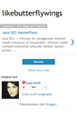 Mobile Screenshot of likebutterflywings.blogspot.com