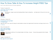 Tablet Screenshot of howtogrowtaller-howtoincreaseheight.blogspot.com