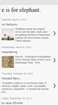 Mobile Screenshot of elephantyears.blogspot.com