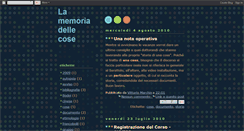 Desktop Screenshot of memoriadellecose.blogspot.com
