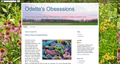 Desktop Screenshot of odettesobsessions.blogspot.com