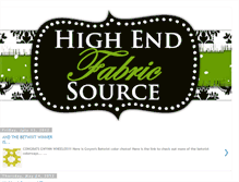 Tablet Screenshot of highendfabricsource.blogspot.com