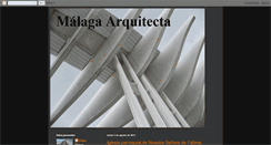 Desktop Screenshot of malagaarquitecta.blogspot.com