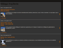 Tablet Screenshot of malagaarquitecta.blogspot.com