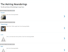 Tablet Screenshot of meiringmeanderings.blogspot.com